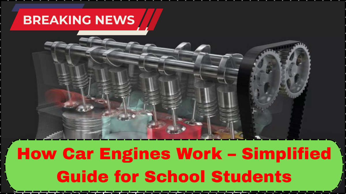 How Car Engines Work – Simplified Guide for School Students