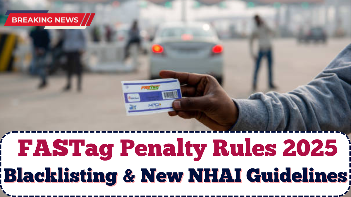 FASTag Penalty Rules 2025: Blacklisting & New NHAI Guidelines Explained