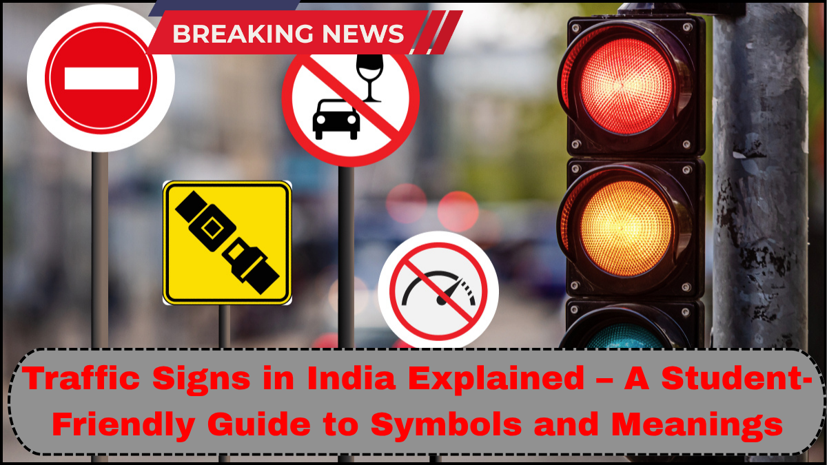 Traffic Signs in India Explained – A Student-Friendly Guide to Symbols and Meanings